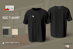 SDC Essential Tee, Charcoal